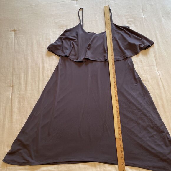 BCBGeneration mini dress purple vapor swing cocktail wedding semi-formal XS NWT - Picture 7 of 9